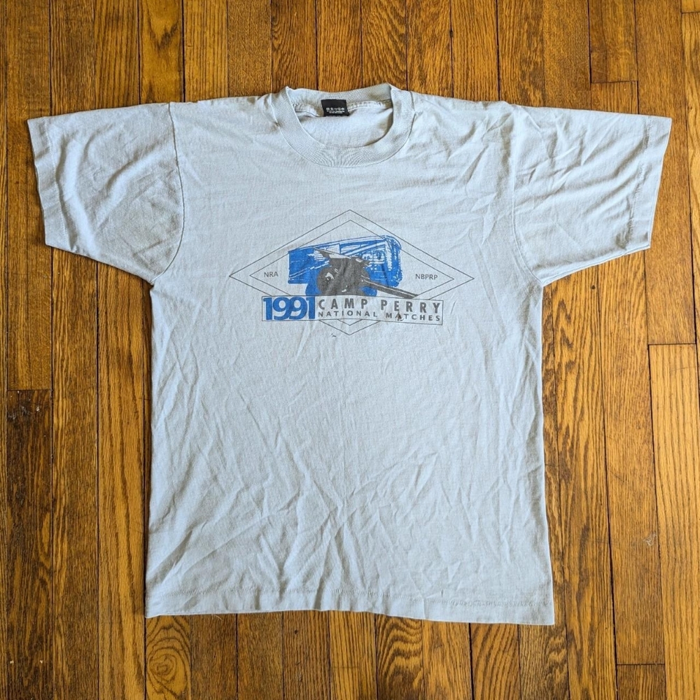 Vintage 90's 1991 Camp Perry National Matches NRA NBPRP T-Shirt